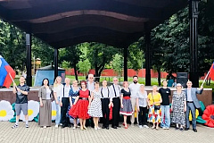В Детском парке на Загородном шоссе состоялись торжественные мероприятия, приуроченные ко Дню России